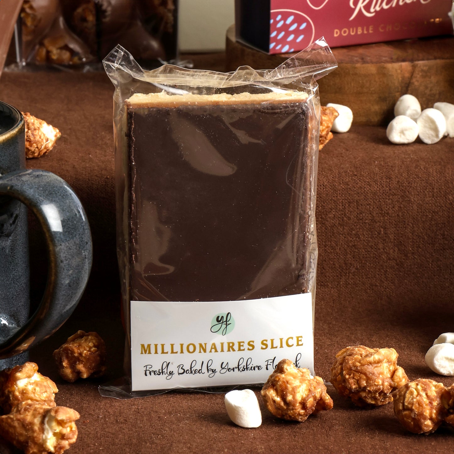 Image of components in The Classic Chocolate Hamper, a luxury gift hamper from hampers.com UK