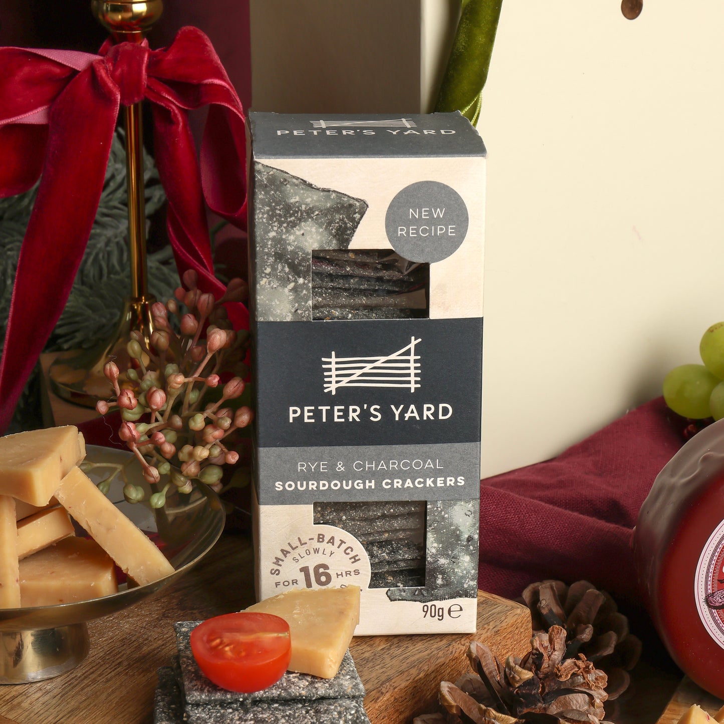 Products in Classic Wine & Cheese Gift Box, a luxury gift hamper from hampers.com UK