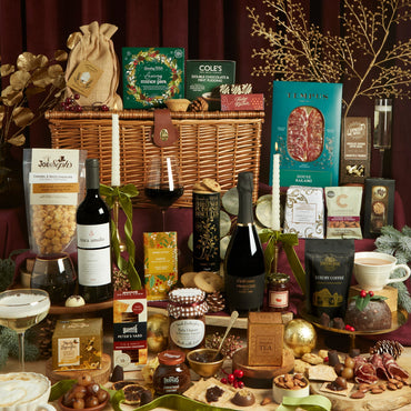 Image of The Traditional Christmas Hamper, a luxury gift hamper for families