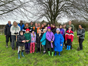 hampers.com joins Creating Nature’s Corridors to plant 500 trees at a local primary school