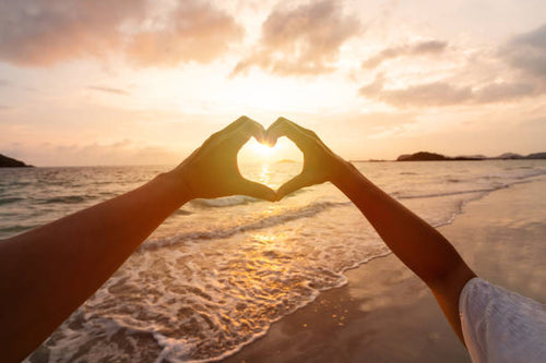 World mental health day love heart - blog banner 