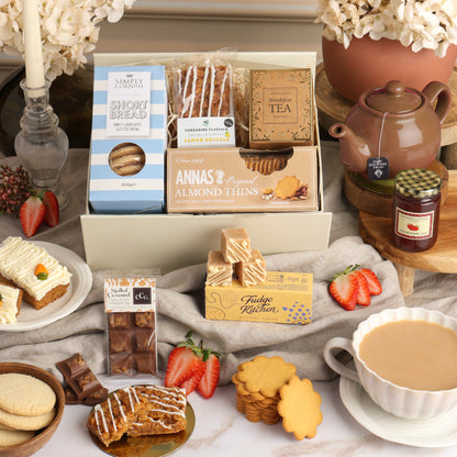 Afternoon Tea Delights Hamper, a luxury gift hamper from hampers.com UK