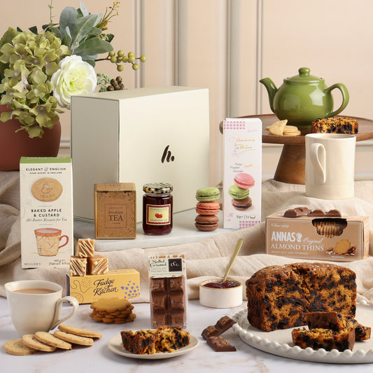 Afternoon Tea Delights Hamper, a luxury gift hamper from hampers.com UK