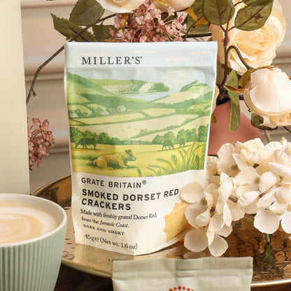 Close up of products in The Joyful Delights Hamper, a luxury gift hamper from hampers.com UK