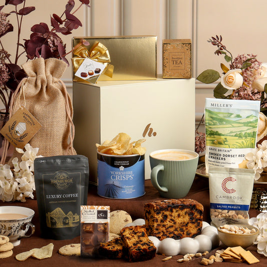 Main image of The Joyful Delights Hamper, a luxury gift hamper from hampers.com UK