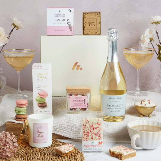 Main Image of Pamper Hamper for Her, a luxury gift hamper from hampers.com UK