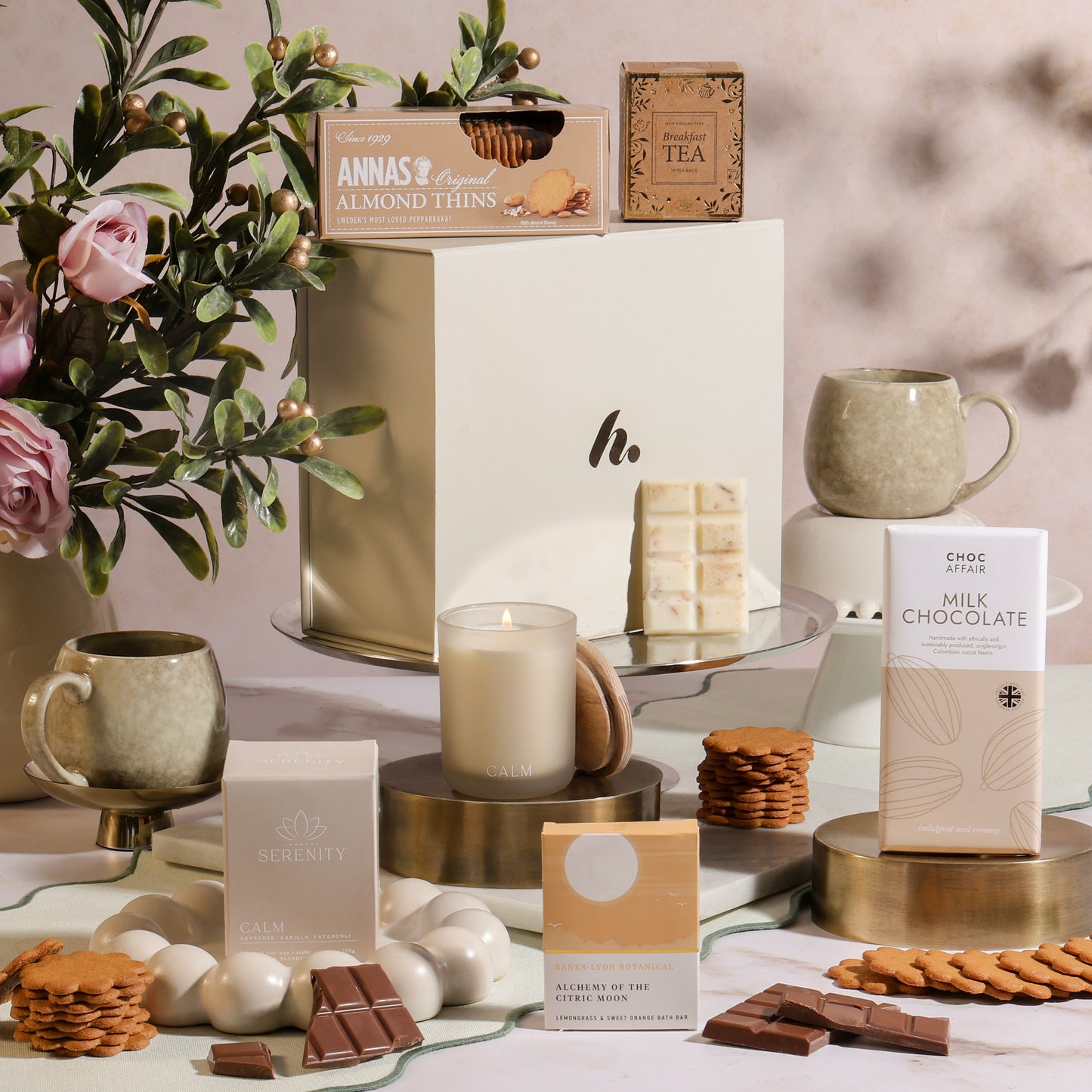 Main image of Self-Care Spa Hamper, a luxury gift hamper from hampers.com UK