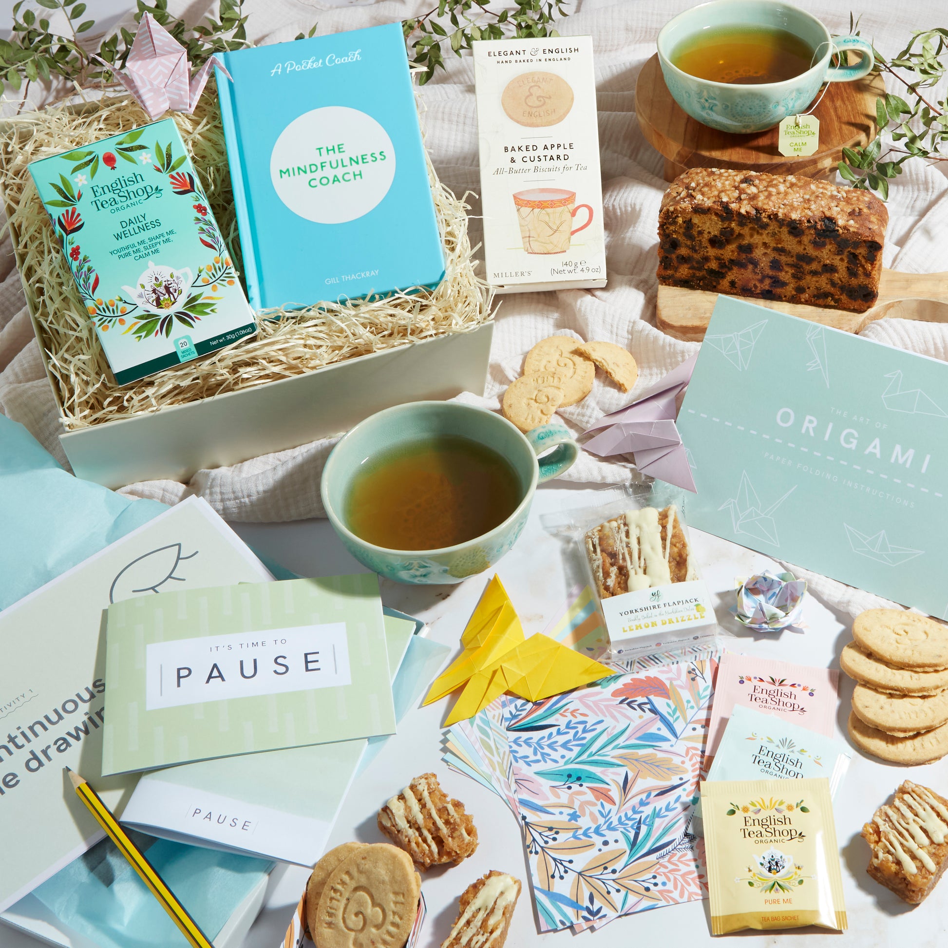 Main image of Wellness Hamper, a luxury gift hamper from hampers.com UK