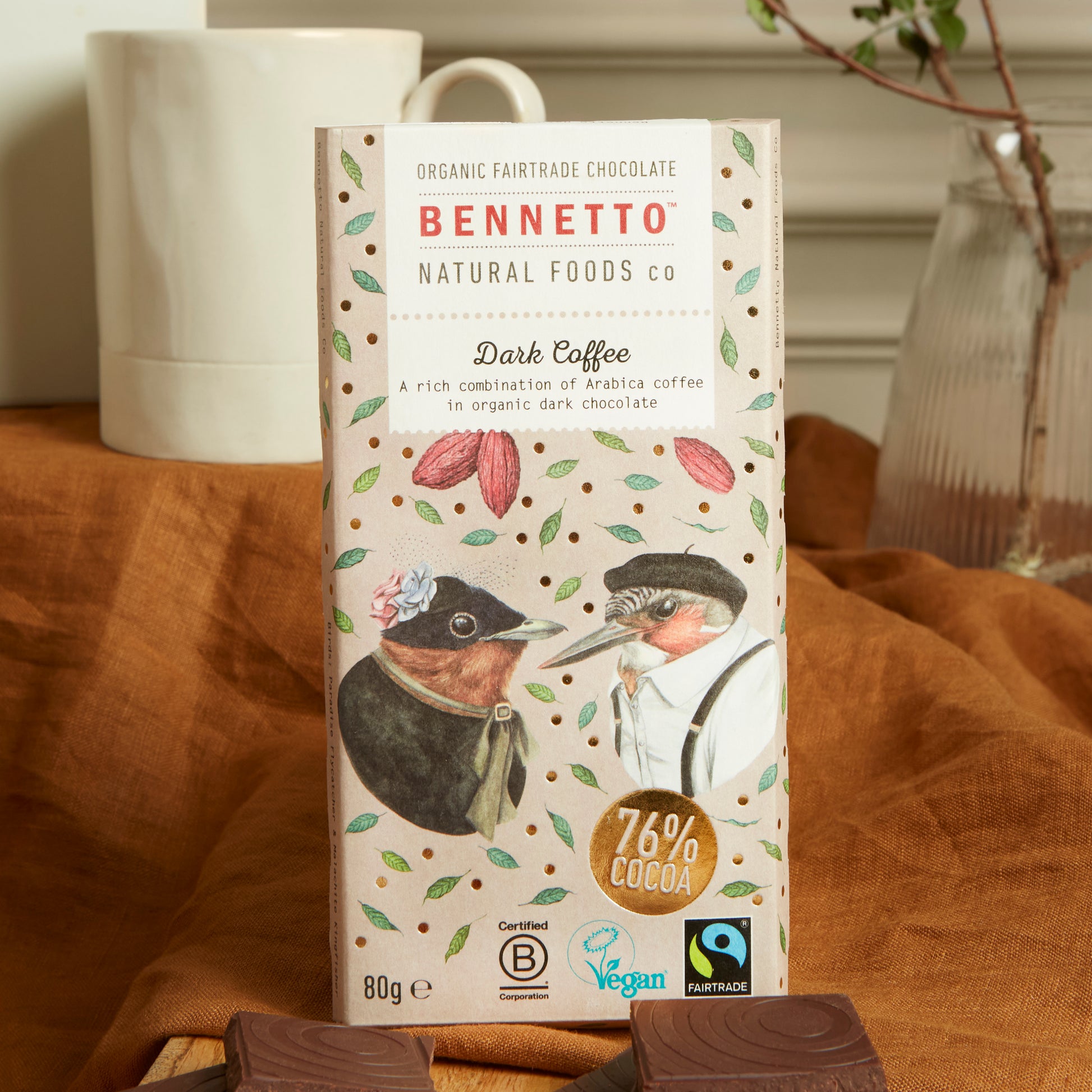 Close up of products in Luxury Coffee Lover's Hamper, a luxury gift hamper from hampers.com UK