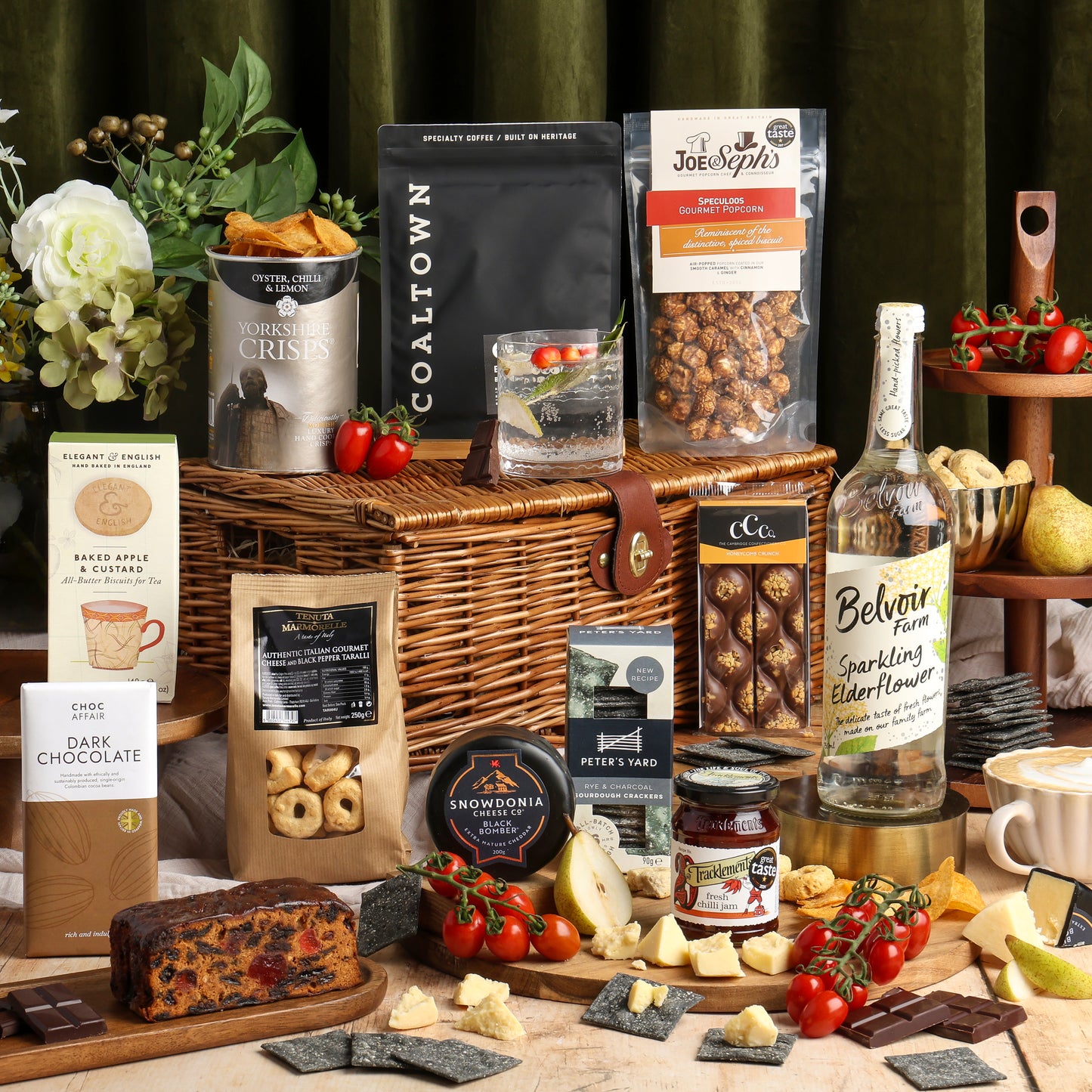 Main image of Luxury Alcohol Free Hamper, a luxury gift hamper from hampers.com UK