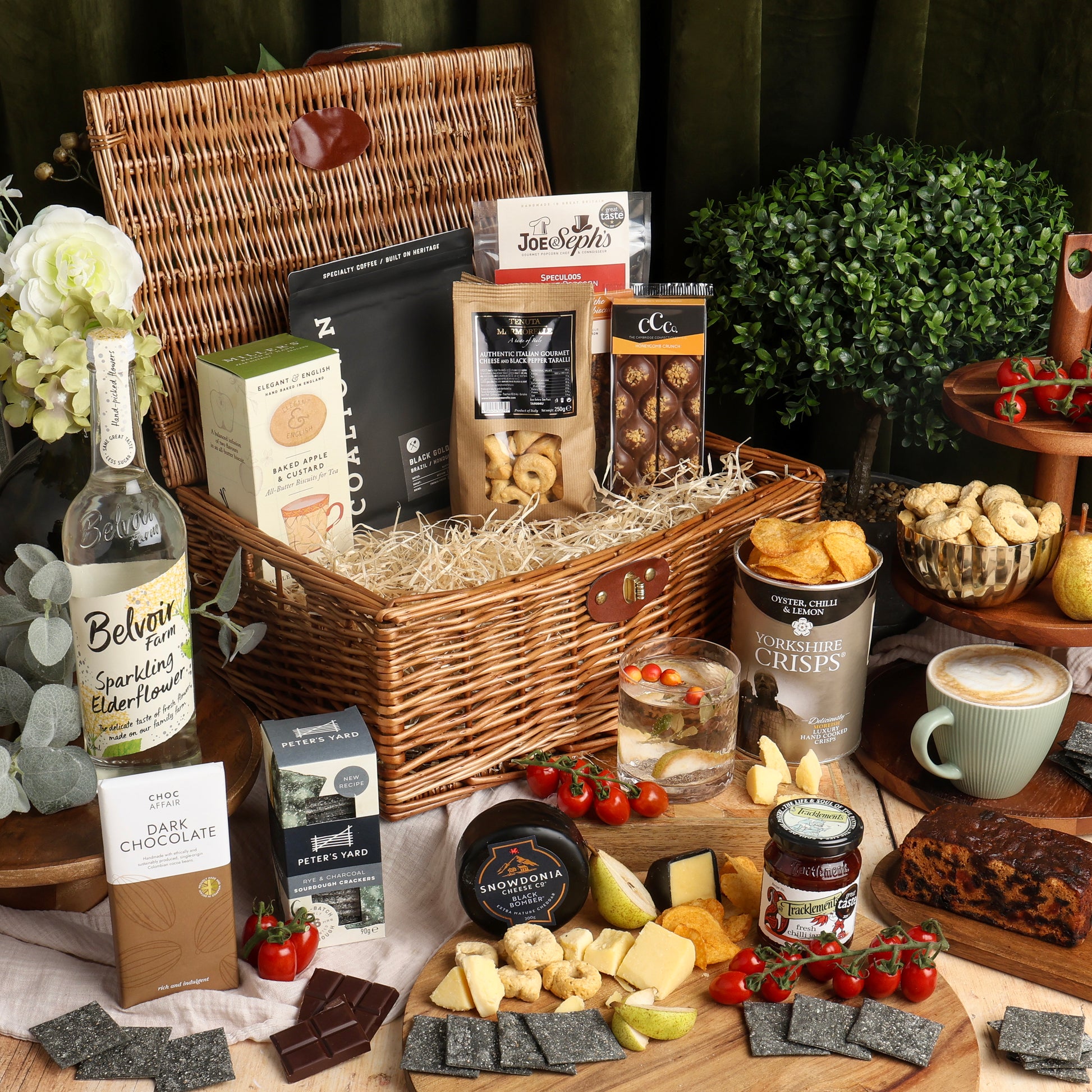 Main image of Luxury Alcohol Free Hamper, a luxury gift hamper from hampers.com UK
