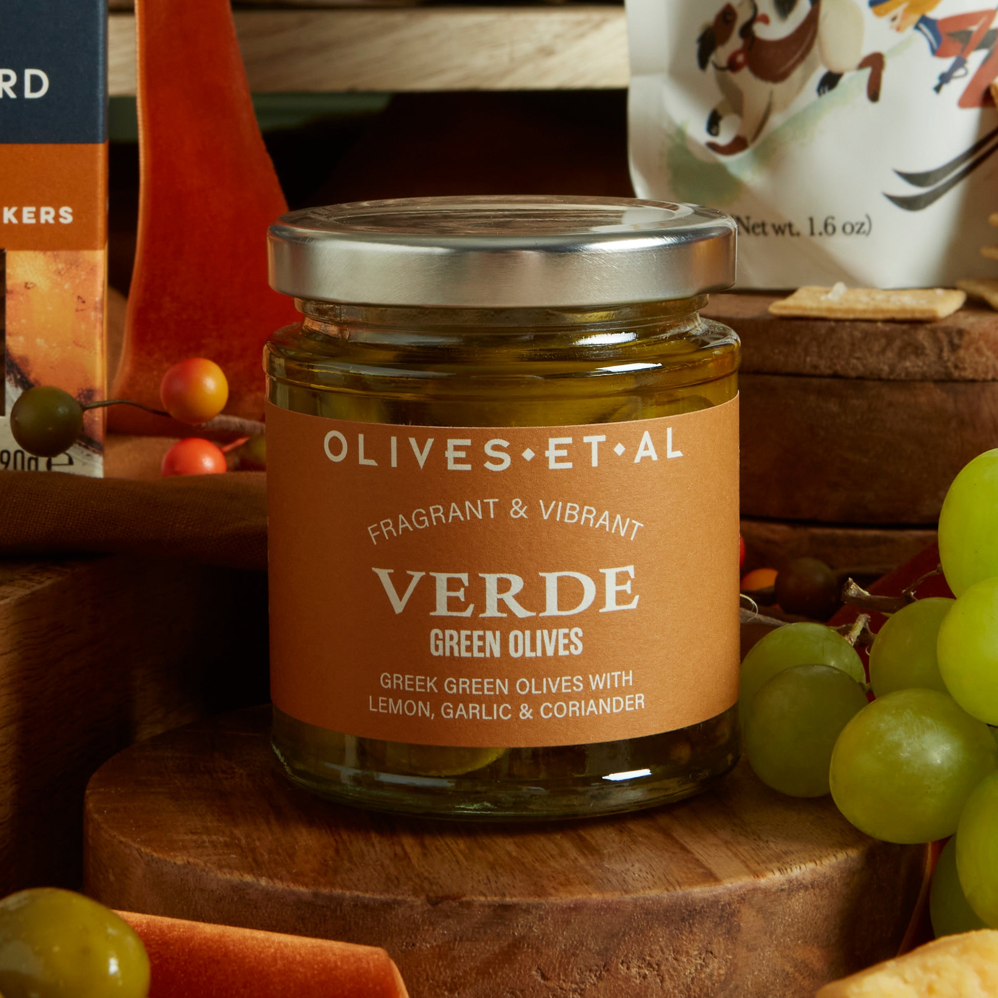 Olives Et Al Greek Green Olives Jar - Close Up 