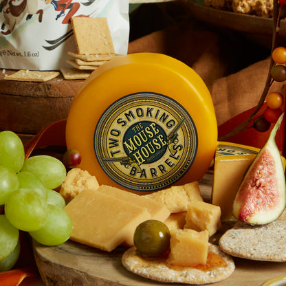 The Mouse House Cheese Company - Two Smoking Barrels Cheddar Cheese 