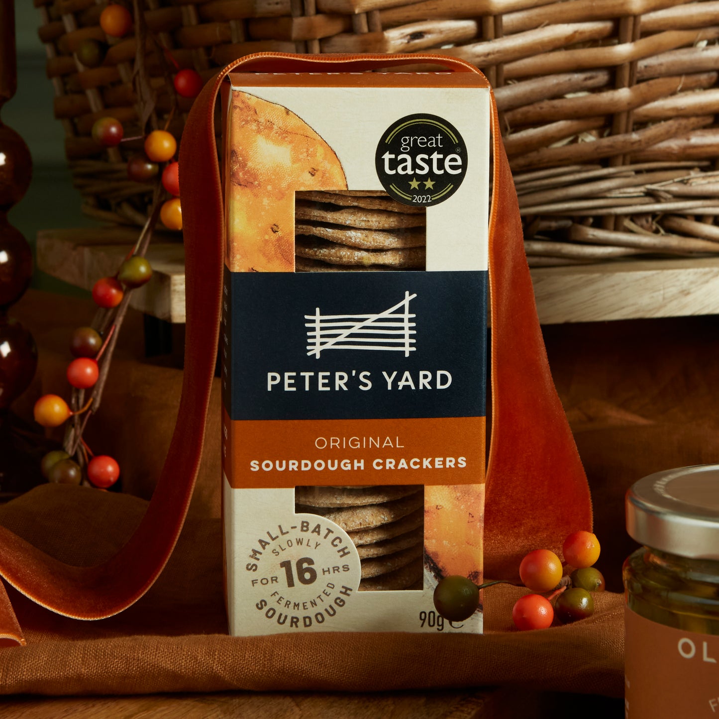 Great Taste Award Winning Peter's Yard Original Sourdough Crackers 