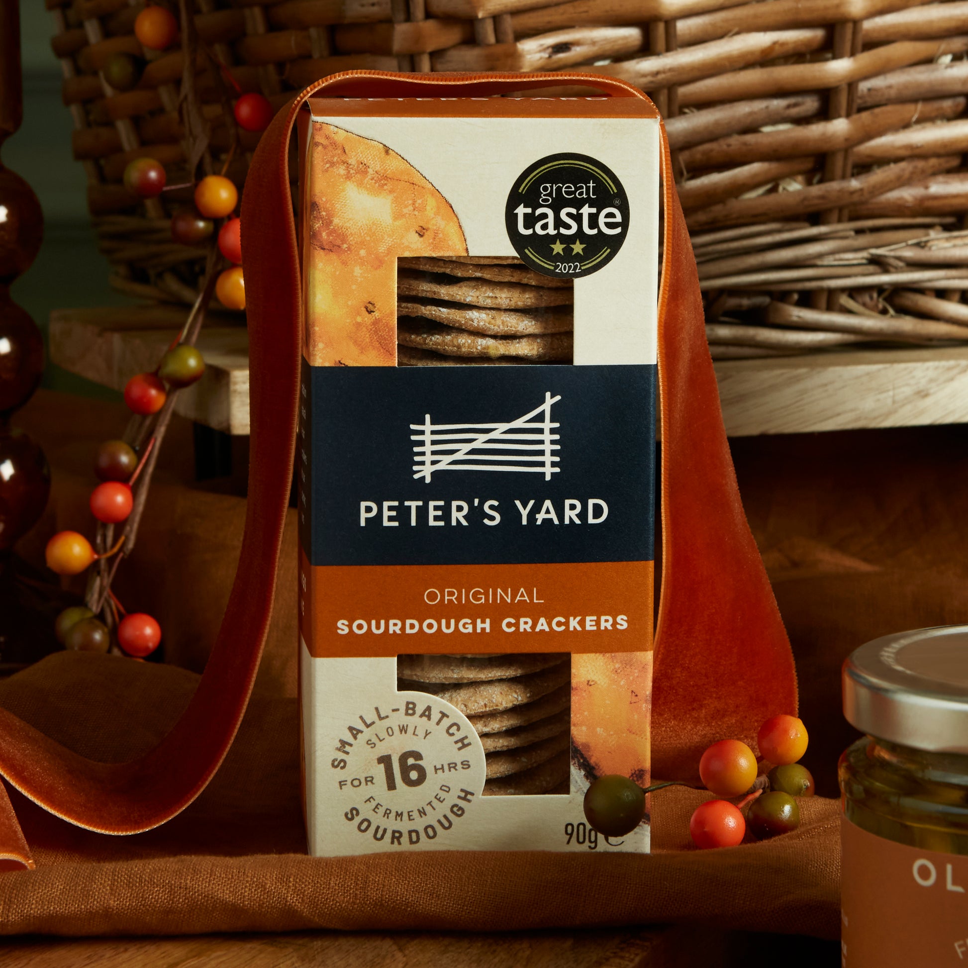 Great Taste Award Winning Peter's Yard Original Sourdough Crackers 
