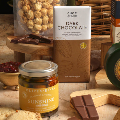 Close up of product in Springtime Feast Hamper, a luxury gift hamper from hampers.com UK
