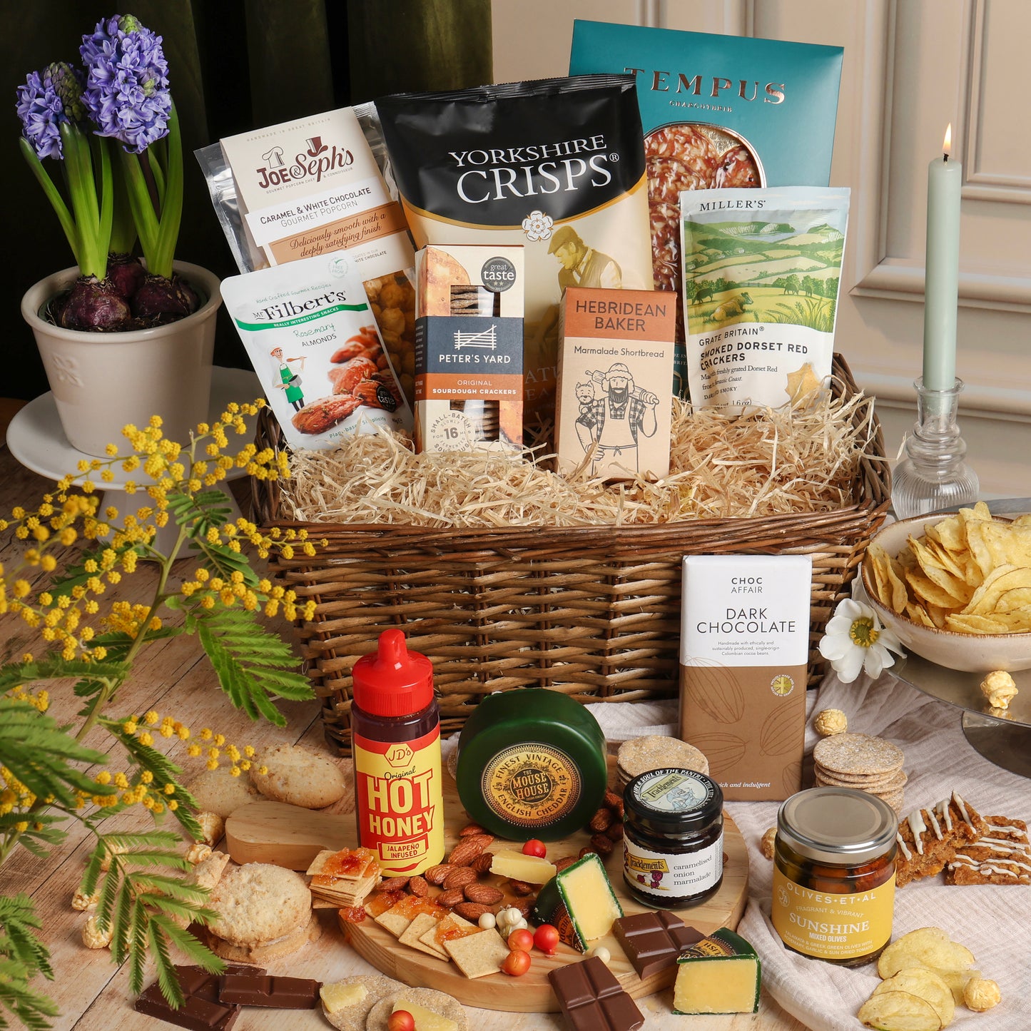 Main image of Springtime Feast Hamper, a luxury gift hamper from hampers.com UK