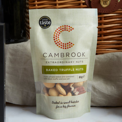 Close up of products in Classic Food & Drink Hamper, a luxury gift hamper from hampers.com UK
