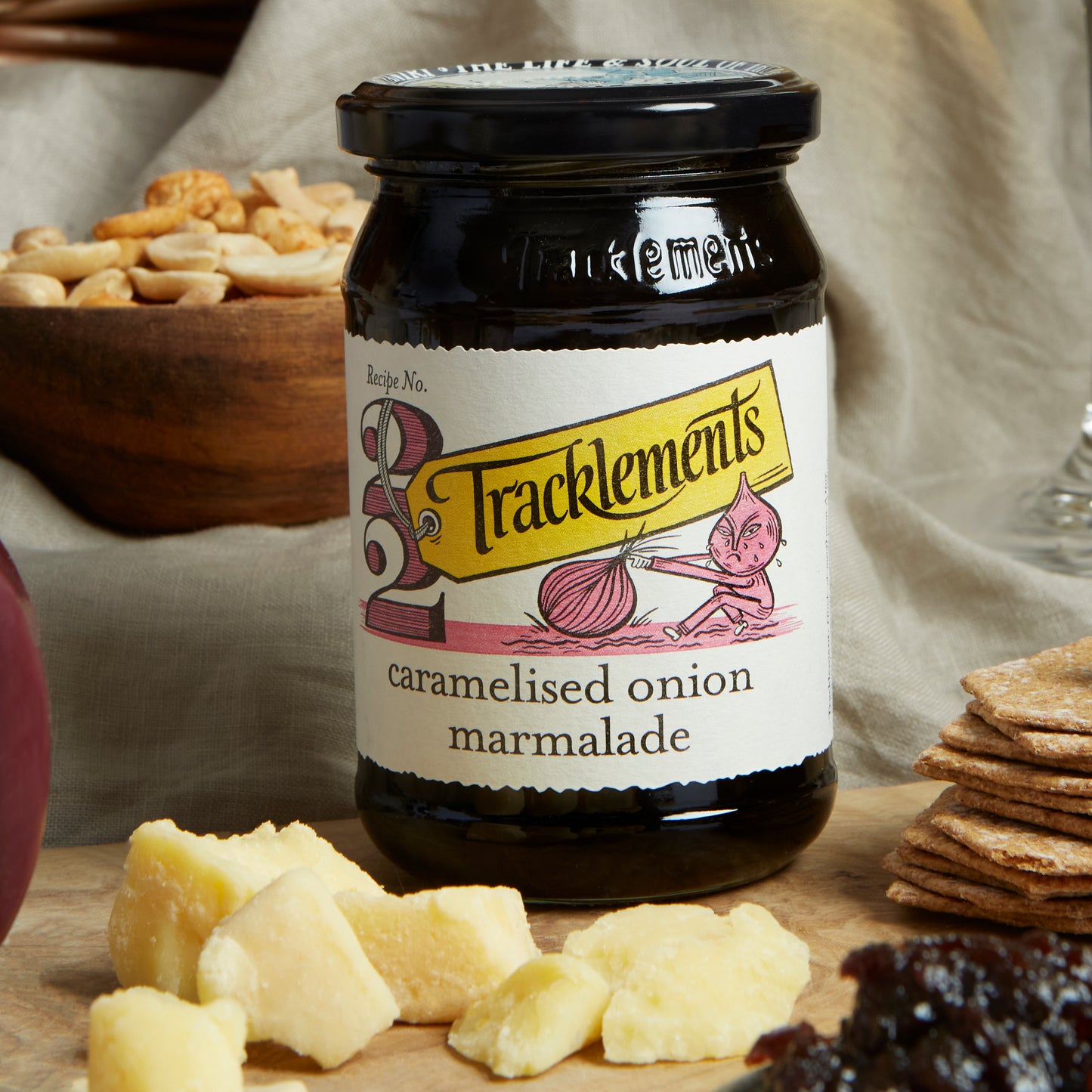 Close up of products in Premium Food and Wine Hamper, a luxury gift hamper from hampers.com UK