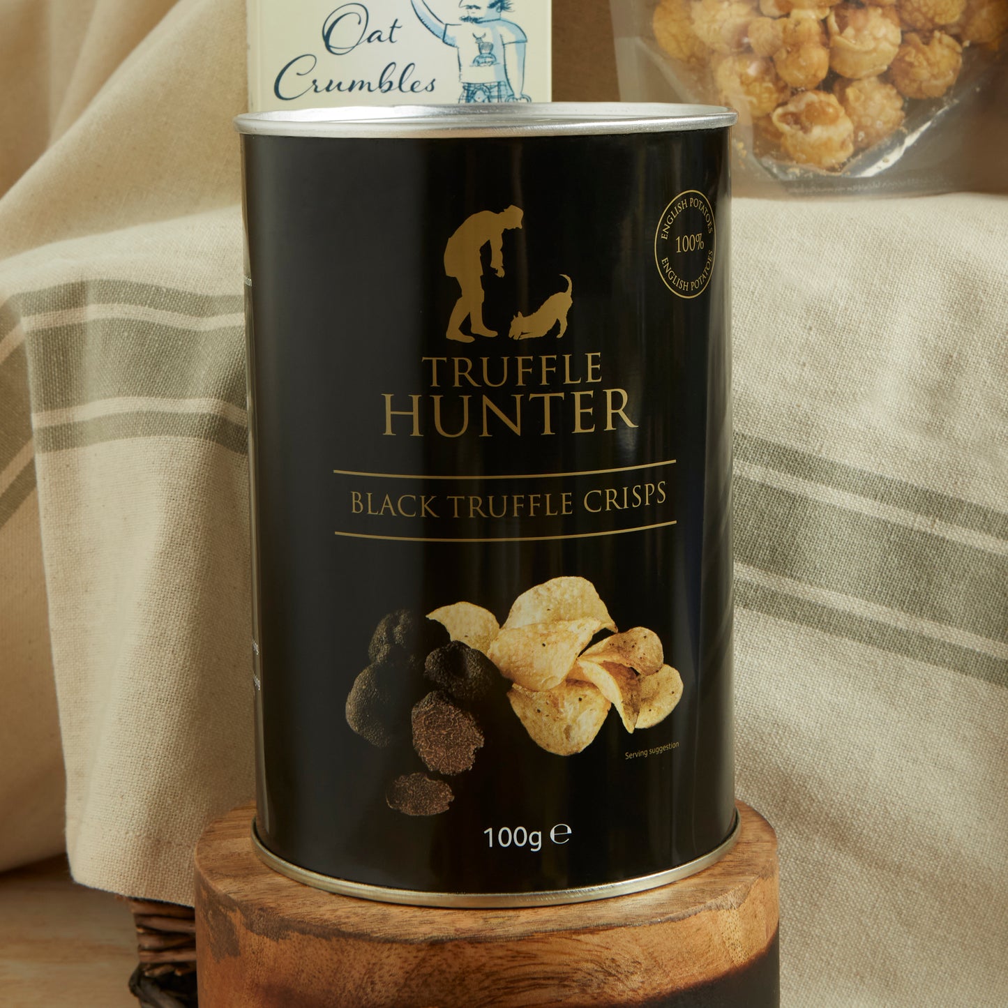 Close up of products in The Grand Food & Wine Hamper, a luxury gift hamper from hampers.com UK