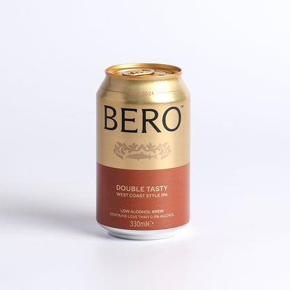 Image of 355ml Double Tasty West Coast Style IPA by BERO, part of luxury gift hampers from hampers.com UK