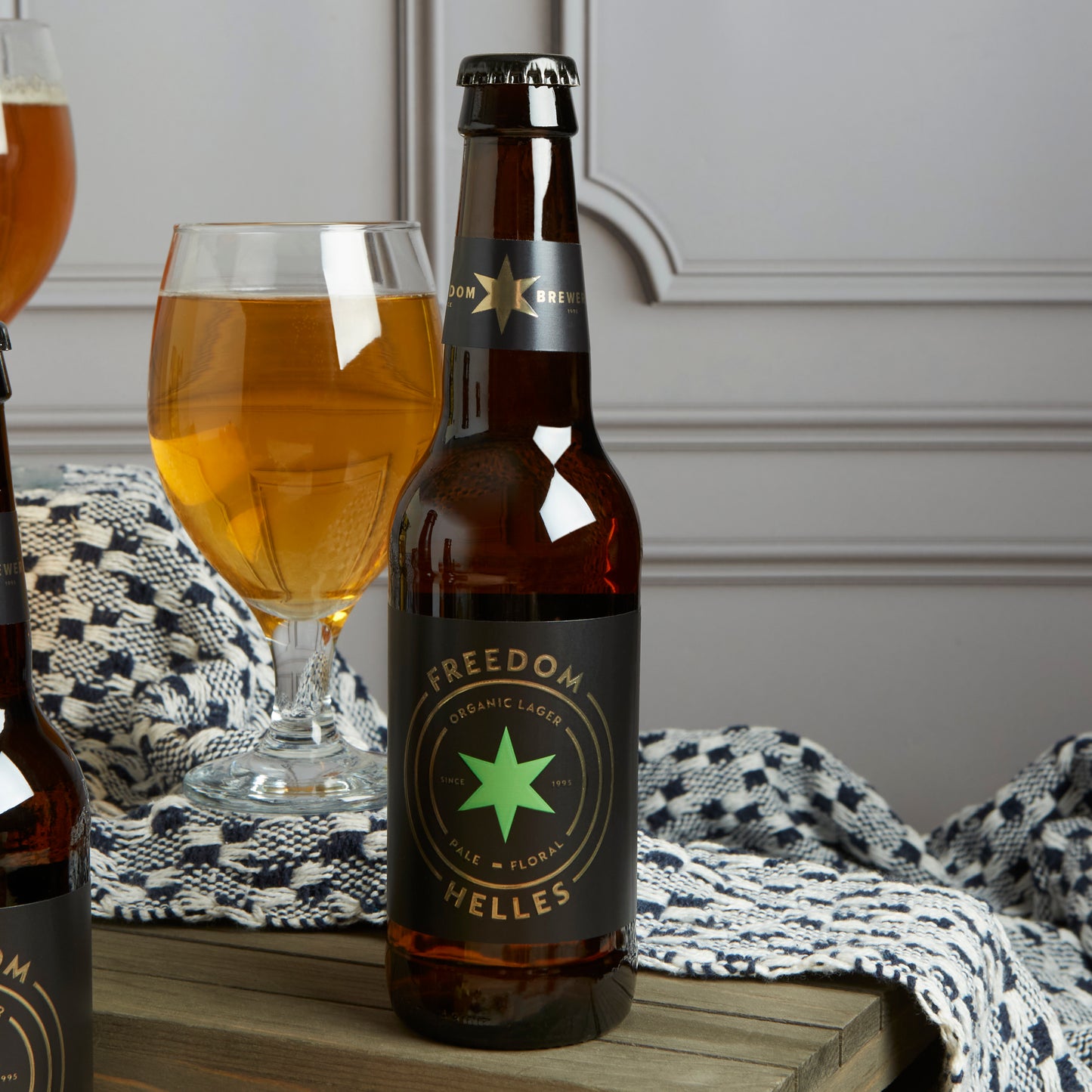 Close up of products in Craft Beer and Cheese Hamper, a luxury gift hamper from hampers.com UK