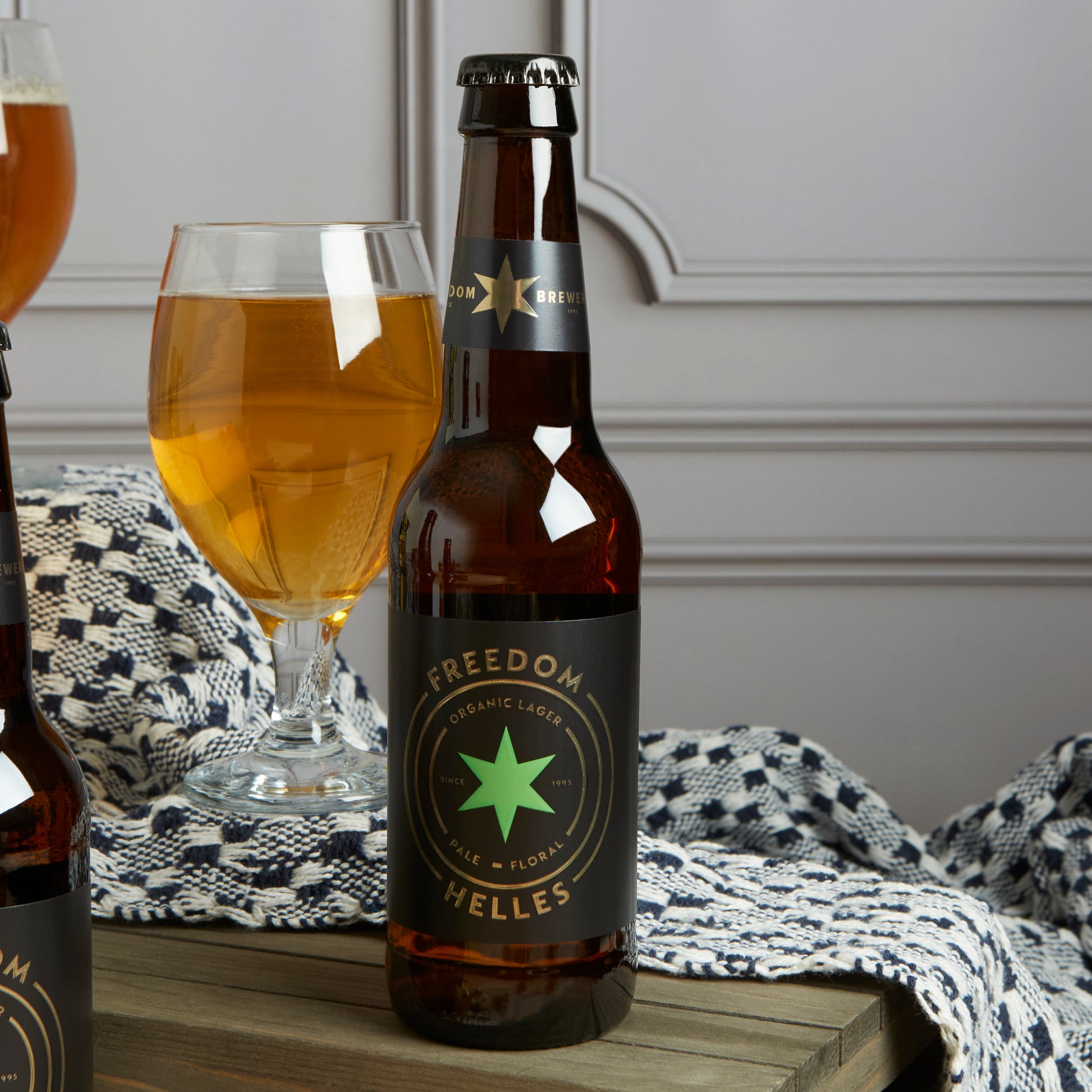 Close up of products in Craft Beer and Cheese Hamper, a luxury gift hamper from hampers.com UK