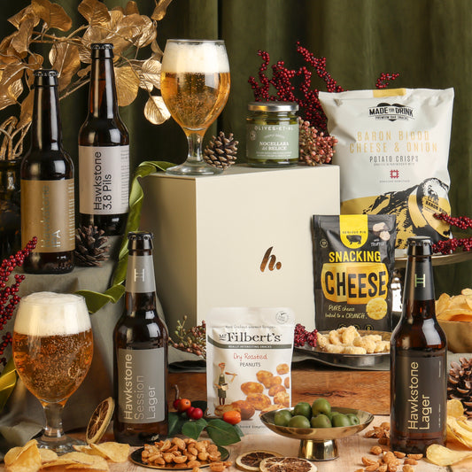 Hawkstone Luxury Beer Hamper, a luxury gift hamper from hampers.com