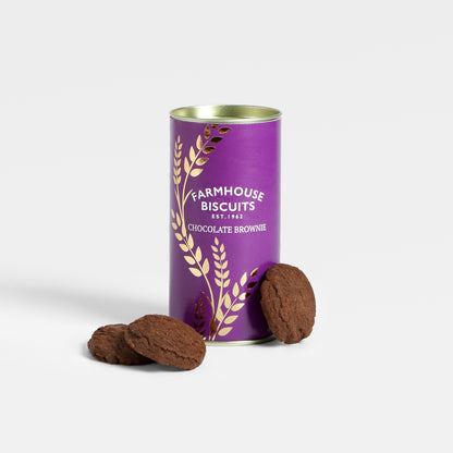 Chocolate Brownie Biscuits Tub by Farmhouse Biscuits