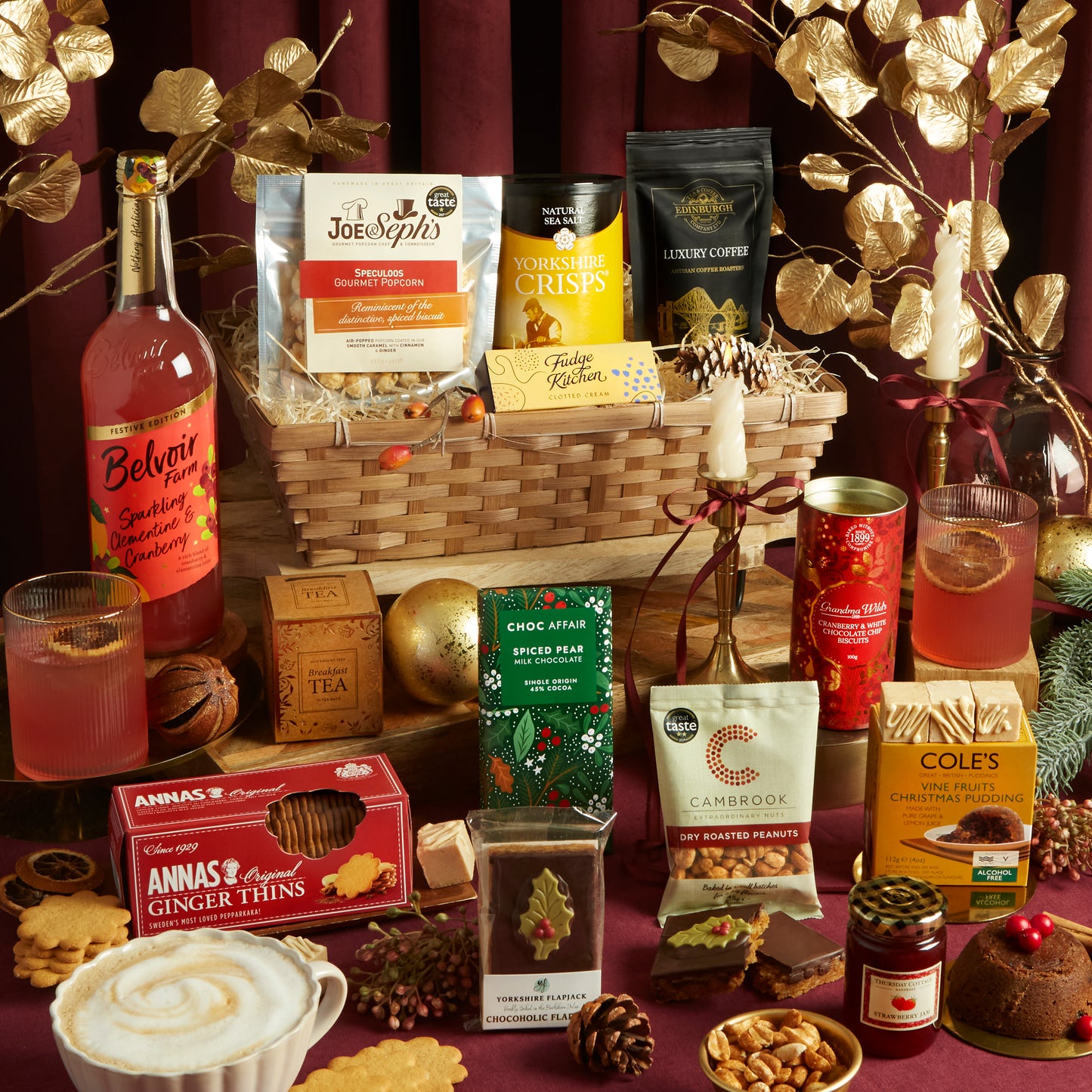 Luxury of Joy Christmas Gift Hamper from hampers.com