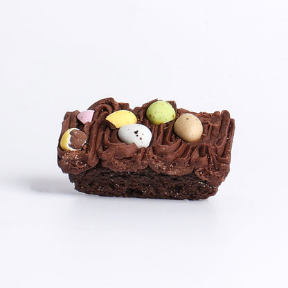 Image of Chocolate Egg Mini Loaf Cake by British Bakes and Cakes, part of luxury gift hampers from hampers.com UK