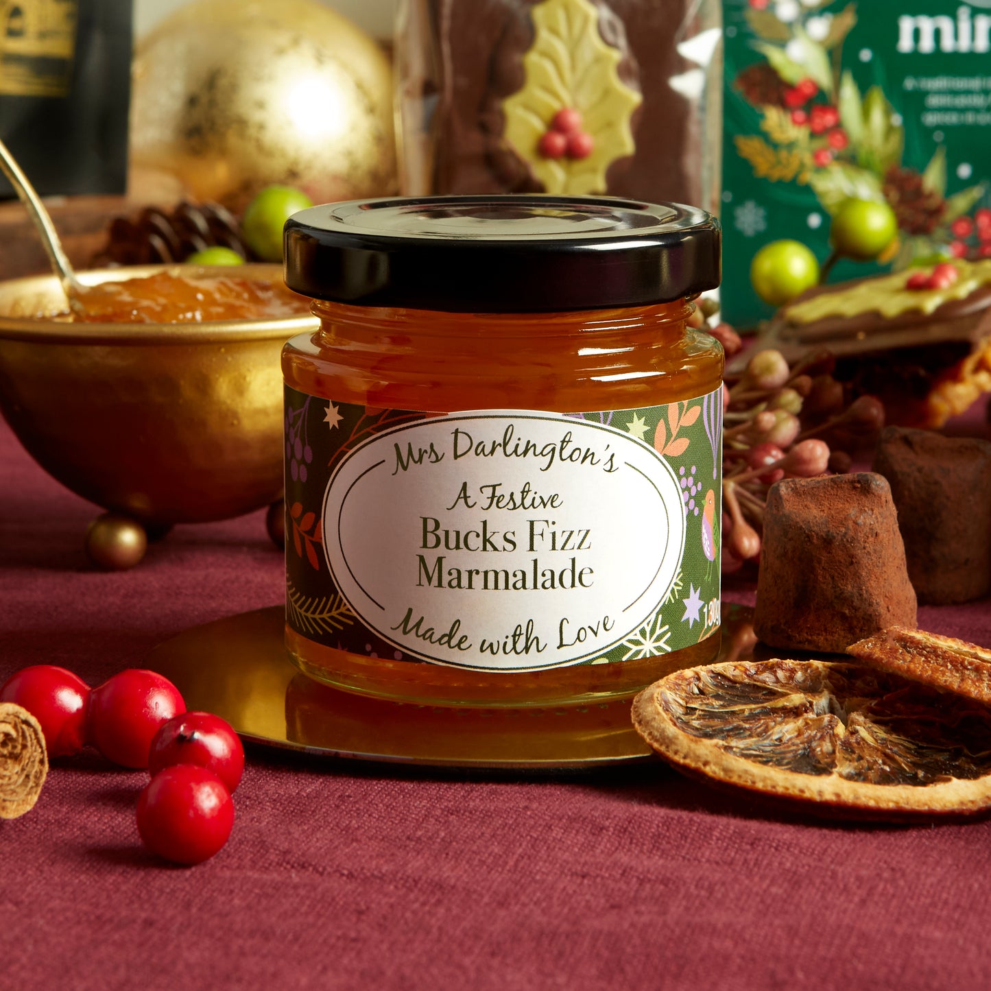 Mrs Darlington's Handmade Festive Bucks Fizz Marmalade