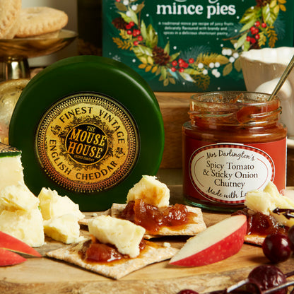 The Mouse House English Cheddar Cheese & Mrs Darlington's Sticky Tomato Chutney