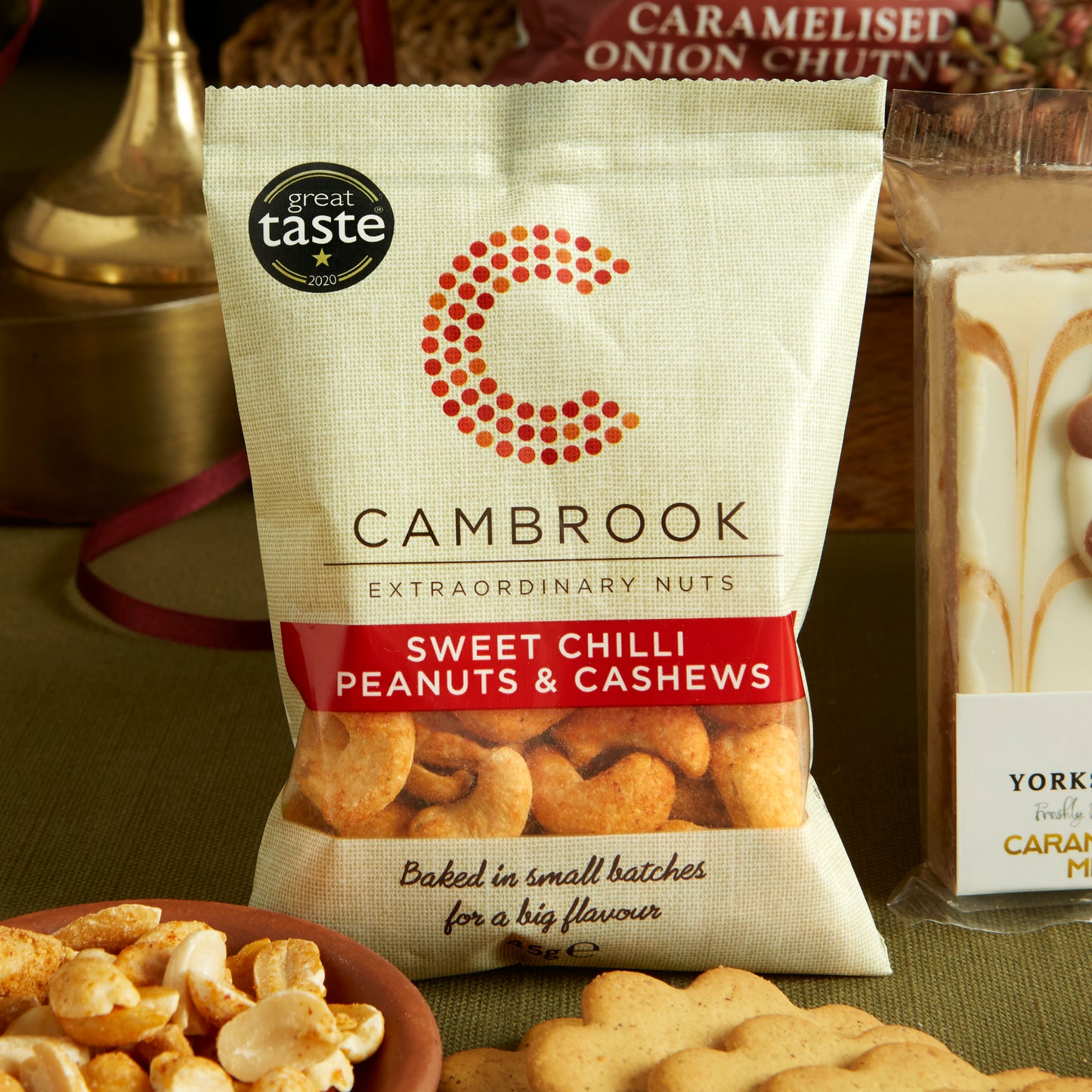 Cambrook Sweet Chilli Peanuts & Cashews Pouch