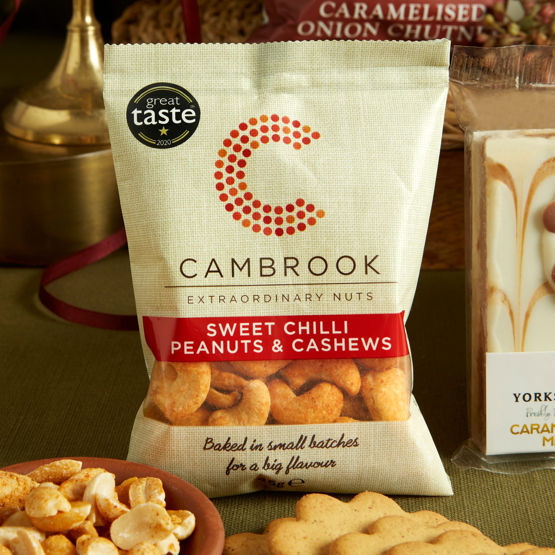 Cambrook Sweet Chilli Peanuts & Cashews Pouch
