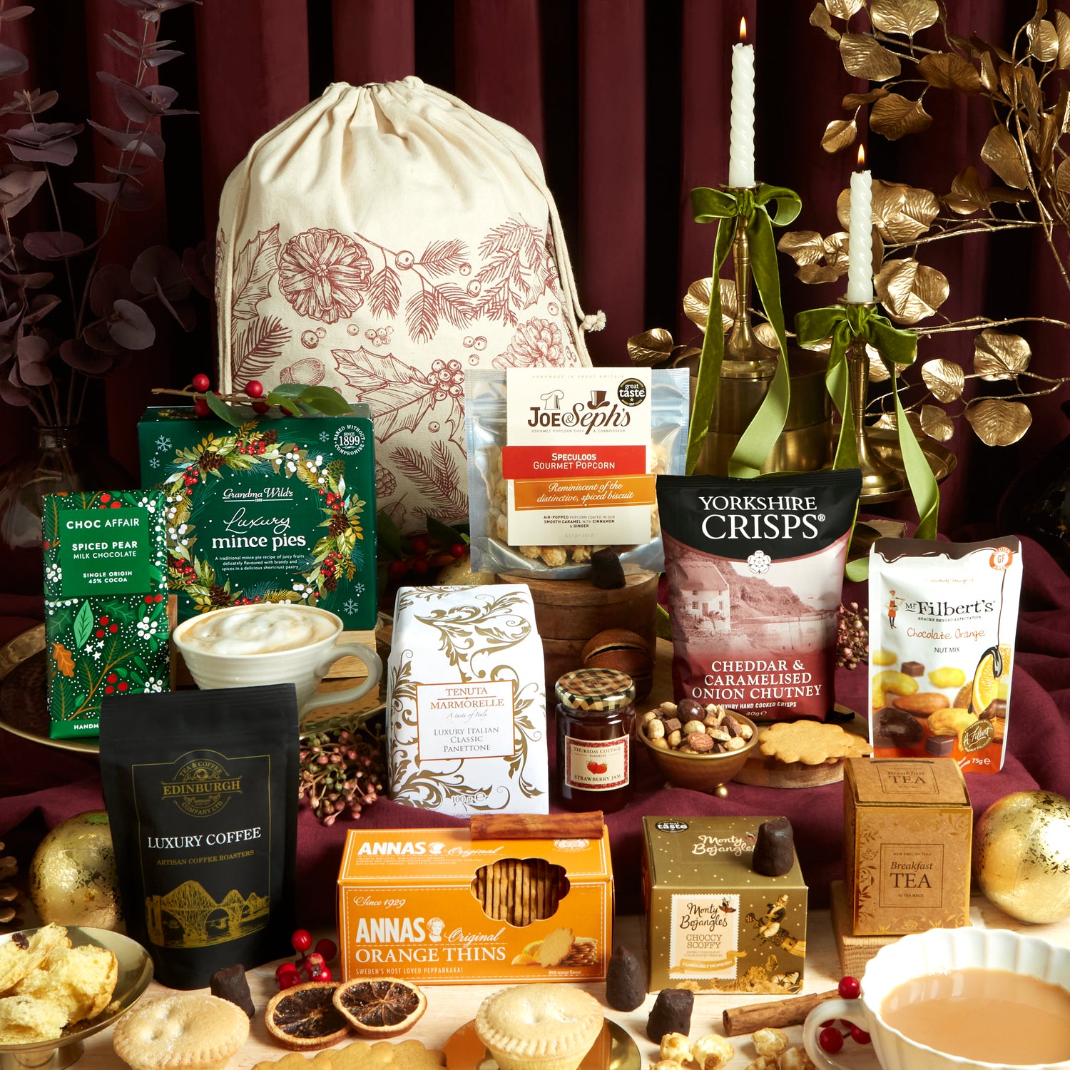 Festive Favourite Santa Sack Hamper from hampers.com
