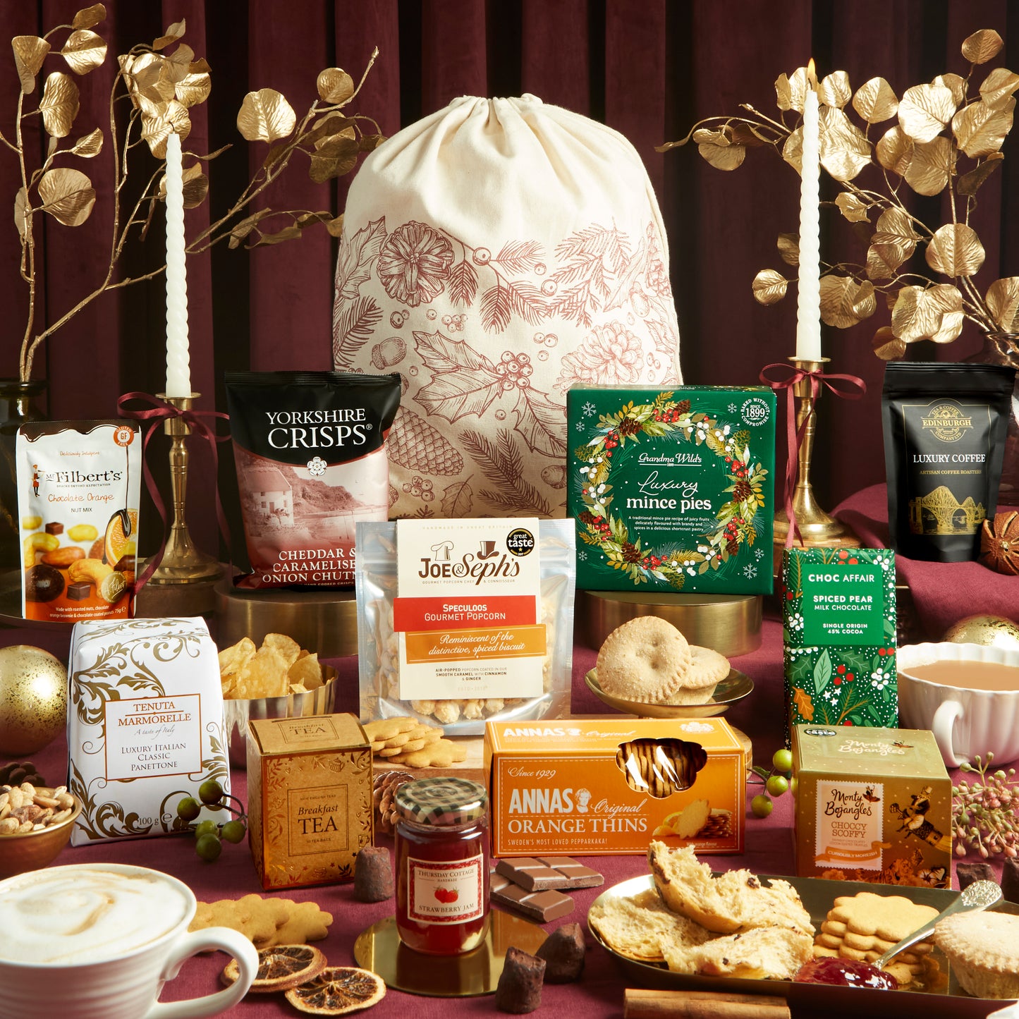 Festive Favourite Santa Sack Hamper from hampers.com