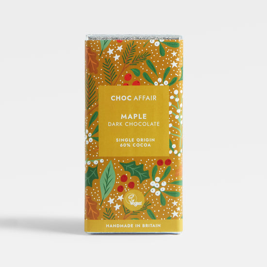 Maple Dark Chocolate Bar by Choc Affair
