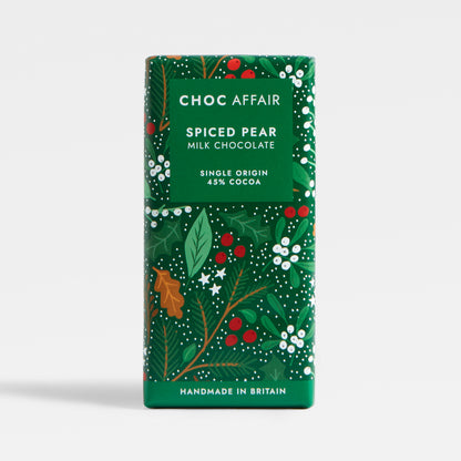 Spiced Pear Flavour Milk Chocolate Bar by Choc Affair