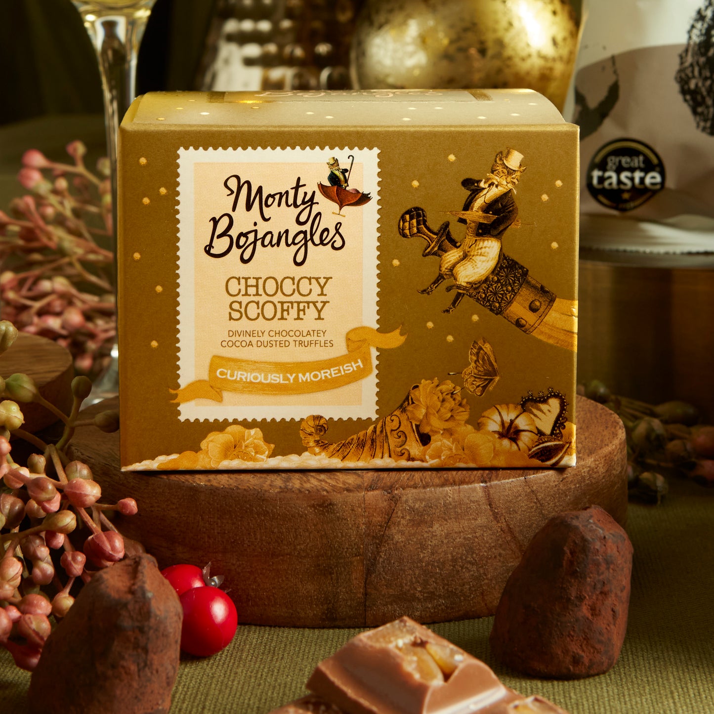 Monty Bojangles Choccy Scoffy Moreish Chocolate Truffles