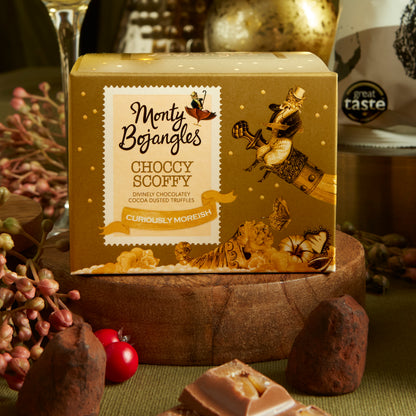 Monty Bojangles Choccy Scoffy Moreish Chocolate Truffles