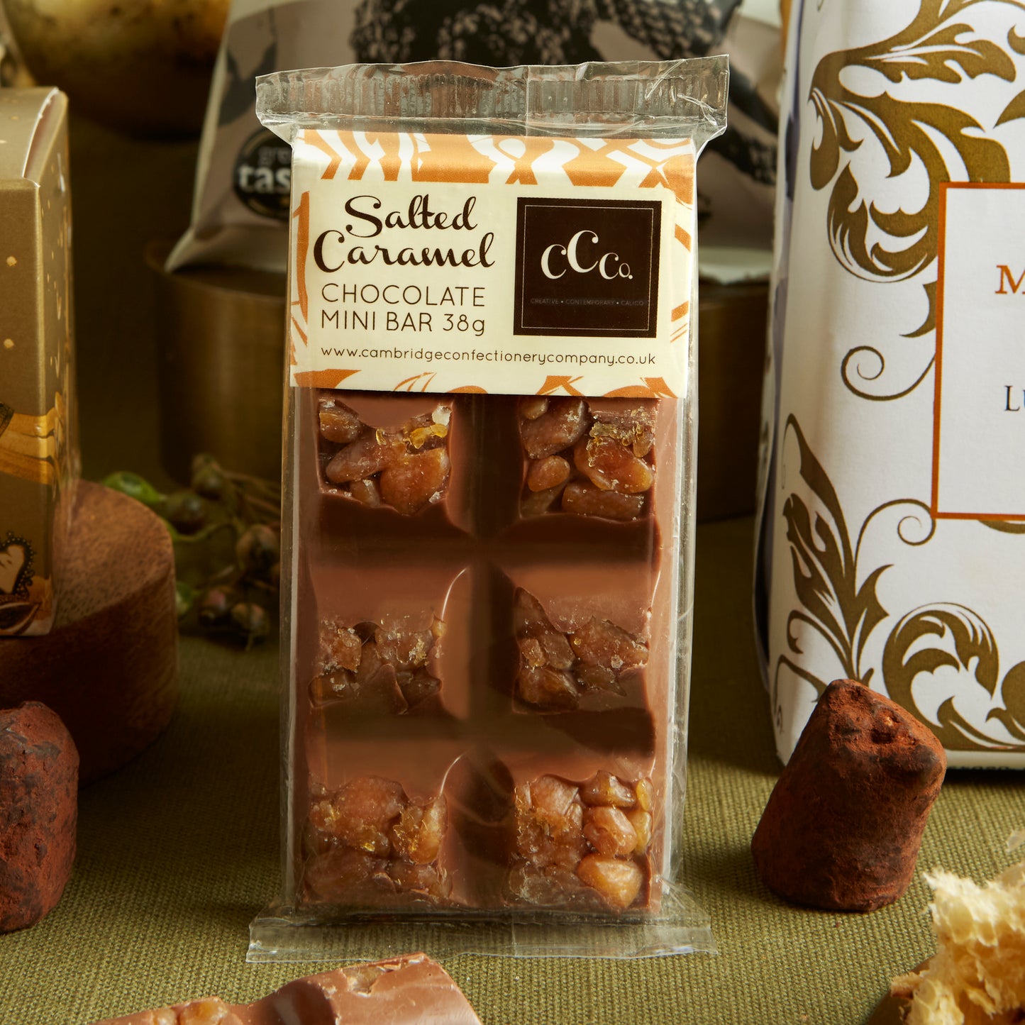 Gourmet Salted Caramel Mini Chocolate Bar 38g
