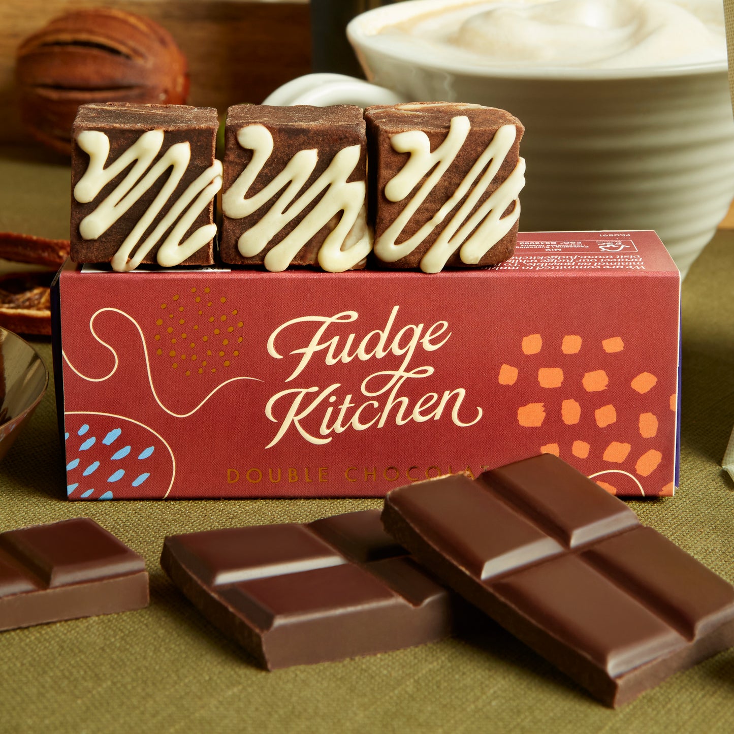 Fudge Kitchen's Gourmet Festive Fudge Box - Double Chocolate
