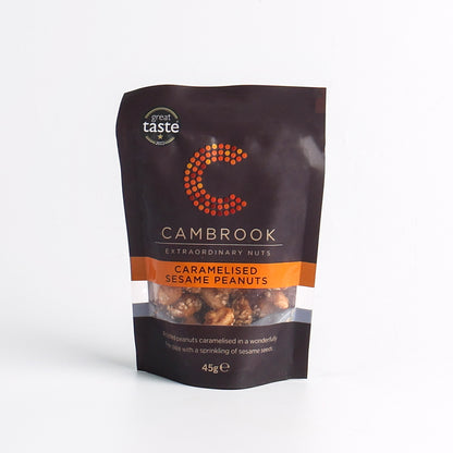 45g Caramelised Sesame Peanuts by Cambrook Foods Ltd