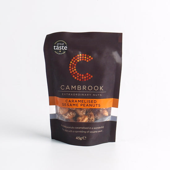 45g Caramelised Sesame Peanuts by Cambrook Foods Ltd