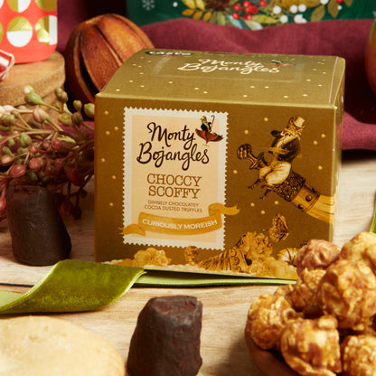 Monty Bojangles Indulgent Choccy Scoffy Chocolate Truffle box