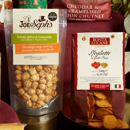 Joe & Seph's Gourmet Toffee Apple and Cinnamon Popcorn, Perfect for Christmas 