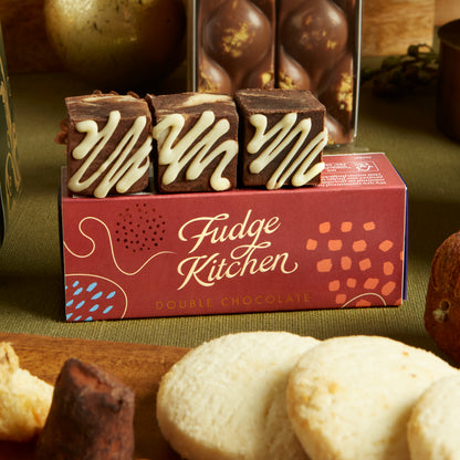 Fudge Kitchen's Handmade Chocolate Fudge Box Christmas Gift Hamper