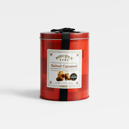80g Salted Caramel Popcorn Mini Gift Tin by Popcorn Shed