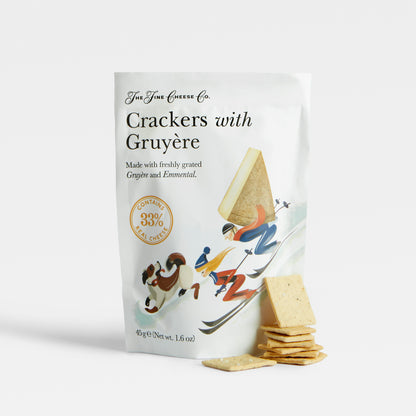 Crackers with Gruyère by The Fine Cheese Co